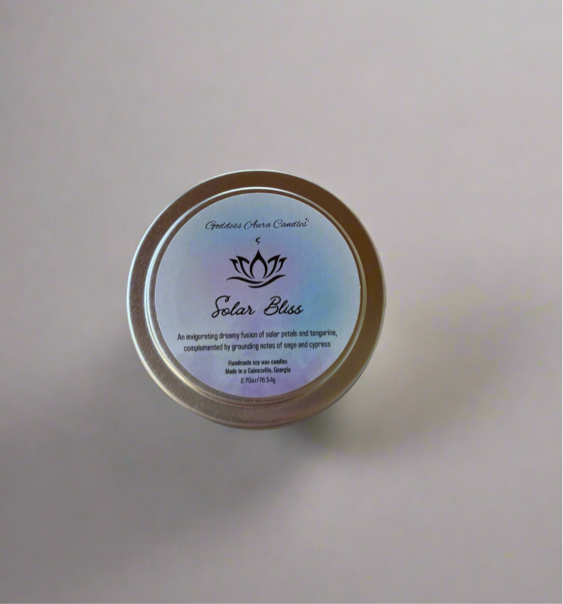 Solar Bliss Soy Wax 4oz Candle