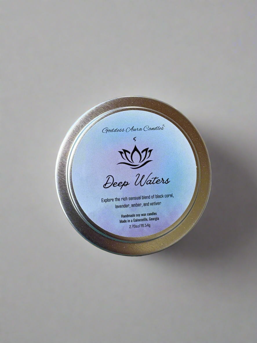 Deep Waters Soy Wax 4oz Candle