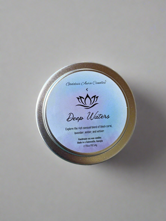Deep Waters Soy Wax 4oz Candle